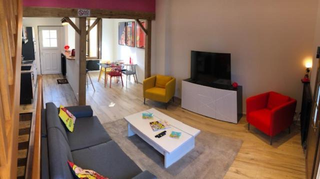 Maison Avec Garage Pop' Appart' Laon Bagian luar foto